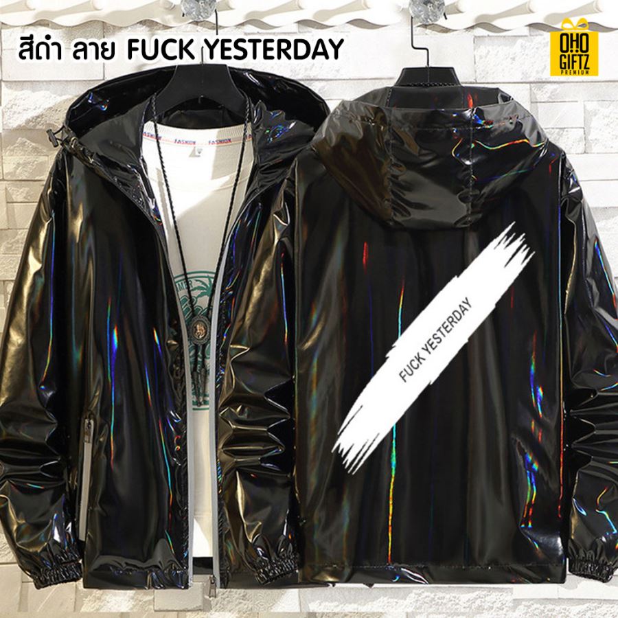 เสื้อแจ็คเก็ต สกรีนโลโก้  ทำเป็นของพรีเมี่ยมได้