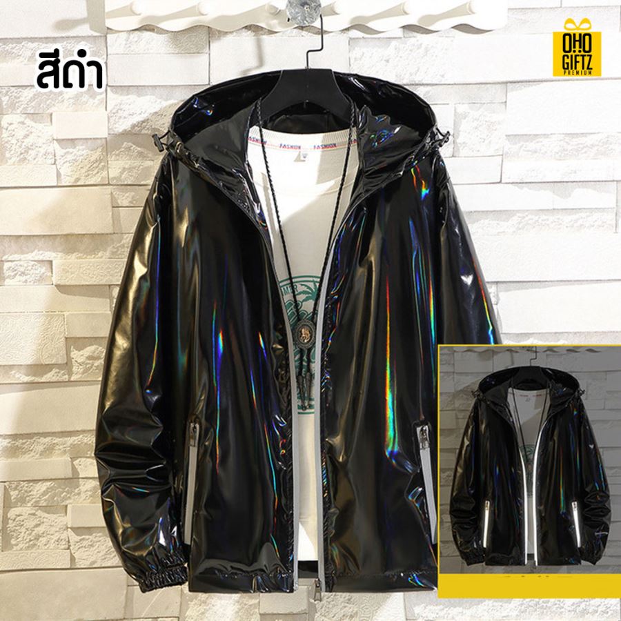 เสื้อแจ็คเก็ต สกรีนโลโก้  ทำเป็นของพรีเมี่ยมได้