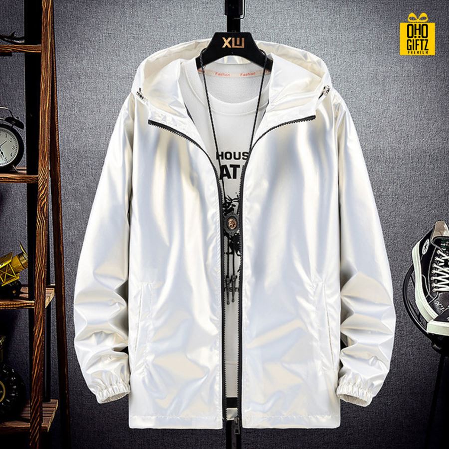 เสื้อแจ็คเก็ต สกรีนโลโก้  ทำเป็นของพรีเมี่ยมได้