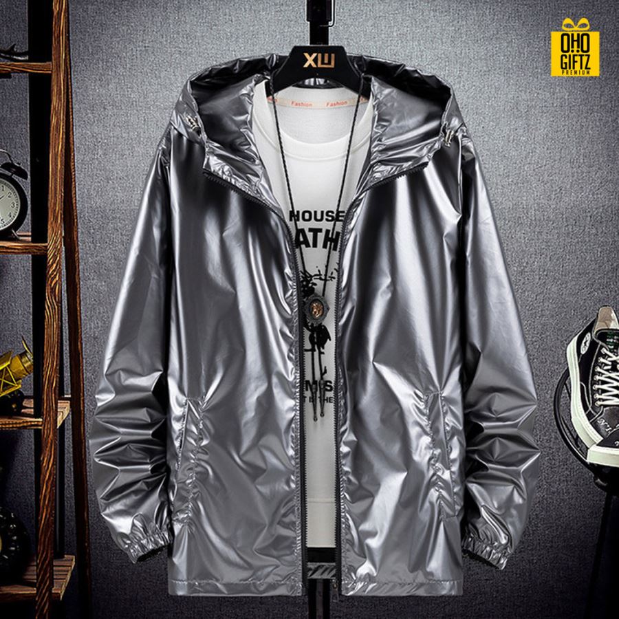 เสื้อแจ็คเก็ต สกรีนโลโก้  ทำเป็นของพรีเมี่ยมได้