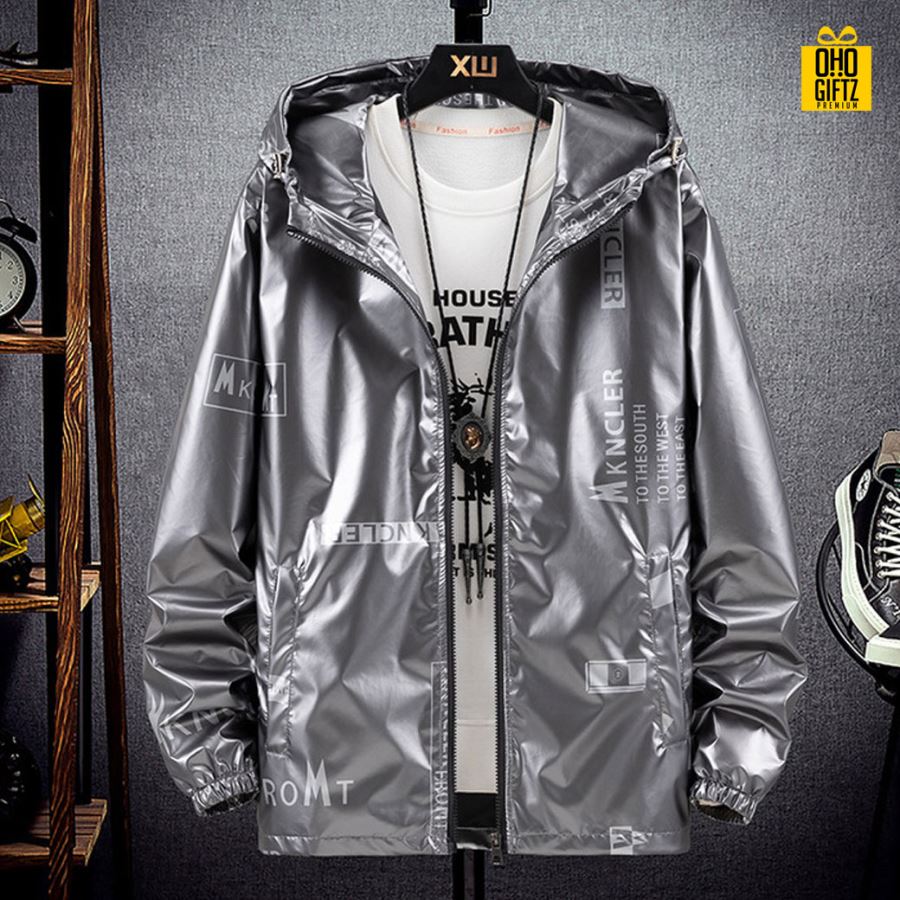 เสื้อแจ็คเก็ต สกรีนโลโก้  ทำเป็นของพรีเมี่ยมได้