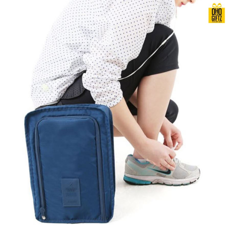 กระเป๋าใส่รองเท้า สกรีนชื่อ สกรีนโลโก้ได้