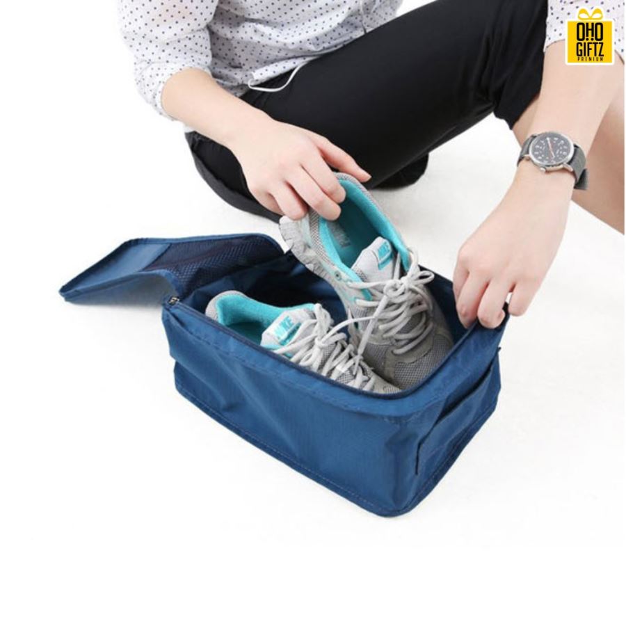 กระเป๋าใส่รองเท้า สกรีนชื่อ สกรีนโลโก้ได้