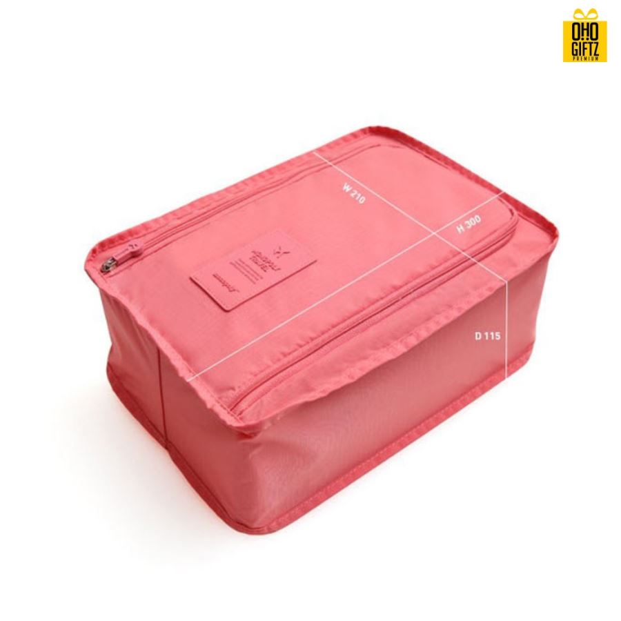 กระเป๋าใส่รองเท้า สกรีนชื่อ สกรีนโลโก้ได้