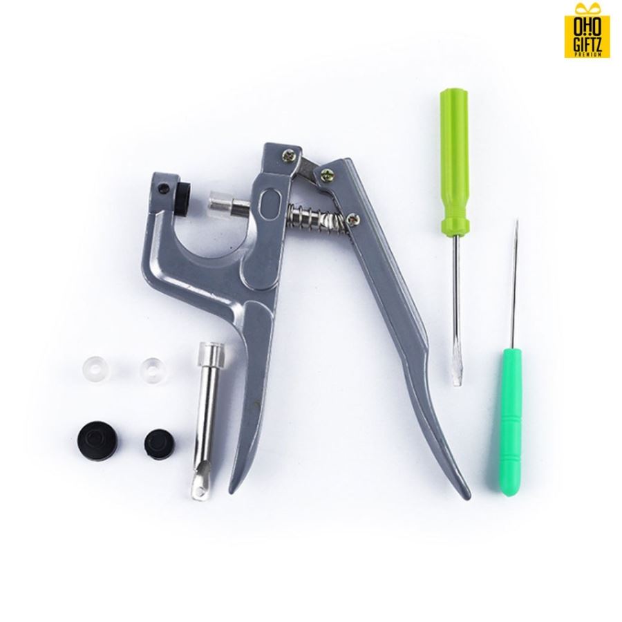 ชุดคีมติดกระดุมเเป๊ก DIY กล่องรูปดอกไม้