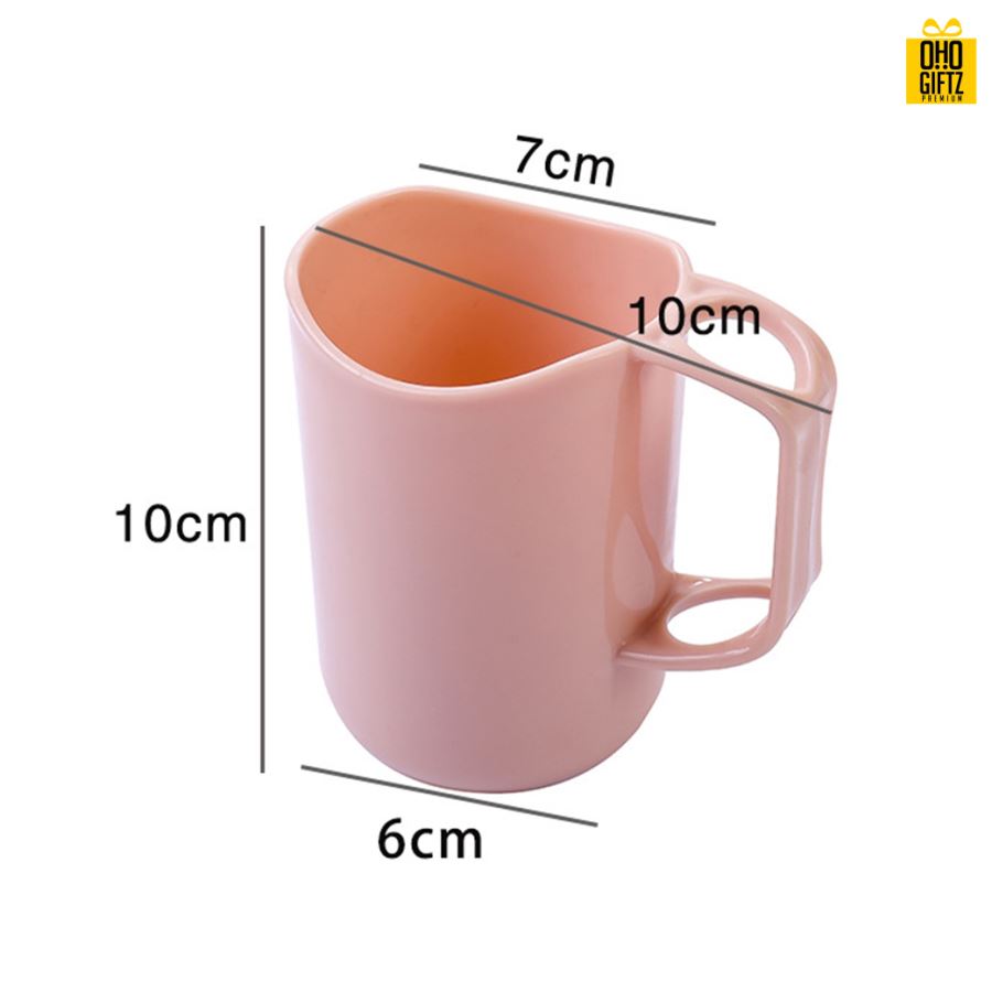 แก้วพลาสติกใส่แปรงสีฟัน สกรีนชื่อ สกรีนโลโก้  ทำเป็นของพรีเมี่ยมได้