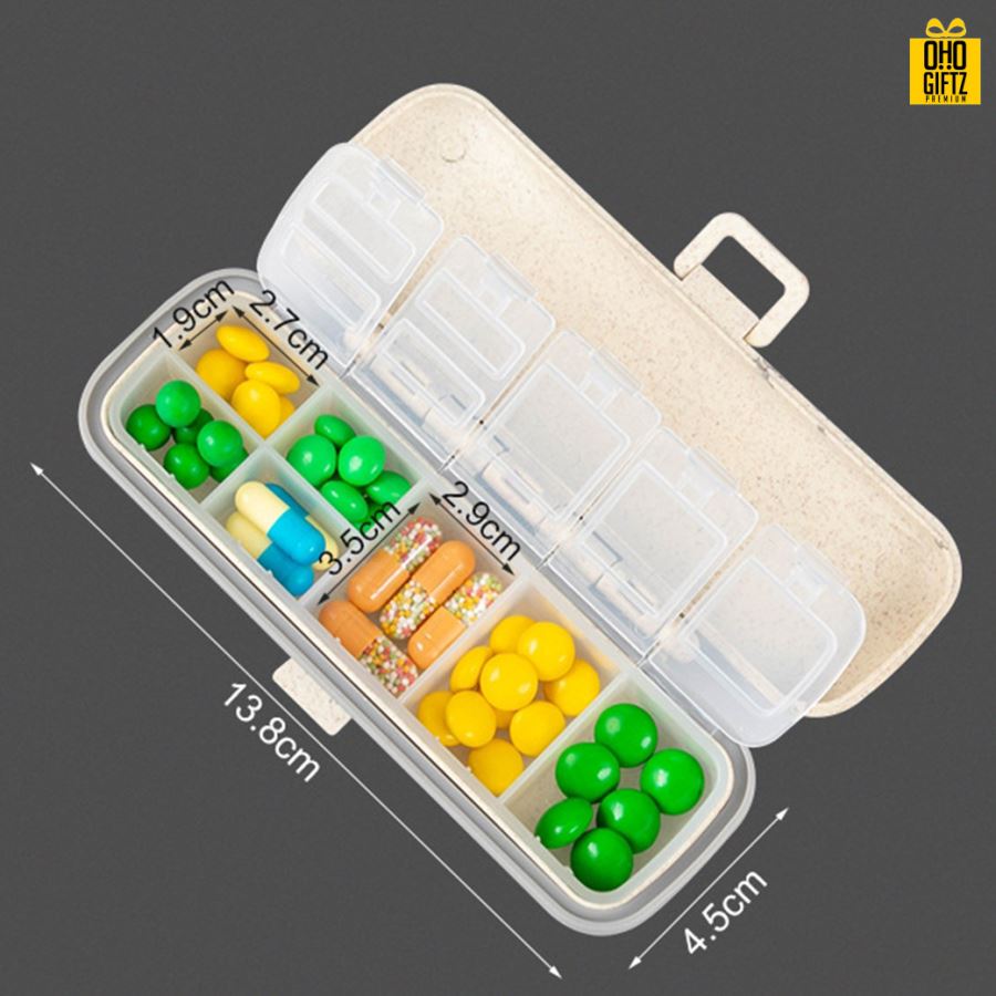 กล่องเก็บยา สกรีนชื่อ สกรีนโลโก้ ทำเป็นของพรีเมี่ยมได้