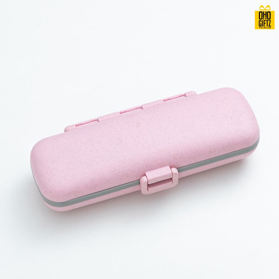 กล่องเก็บยา สกรีนชื่อ สกรีนโลโก้ ทำเป็นของพรีเมี่ยมได้