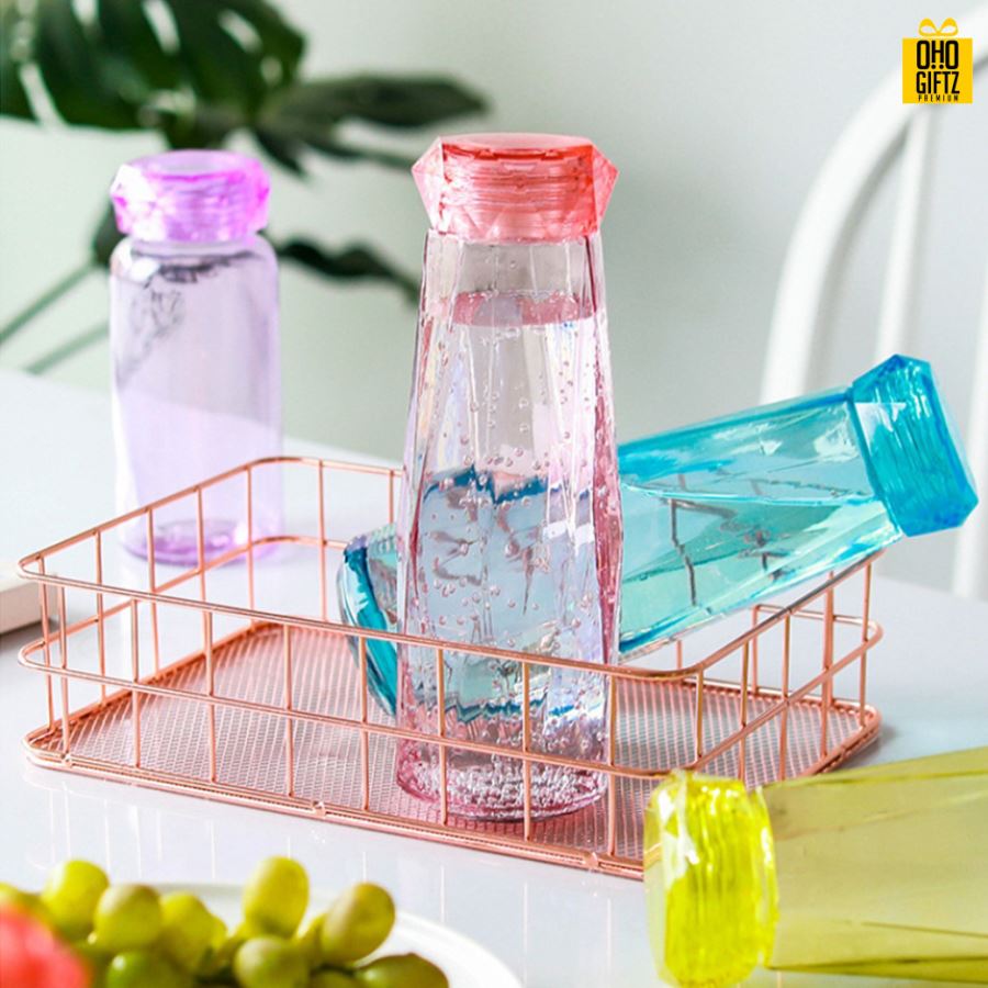 ขวดแก้วคริสตัล สกรีนชื่อ เลเซอร์โลโก้ฟรี  ทำเป็นของพรีเมี่ยมได้