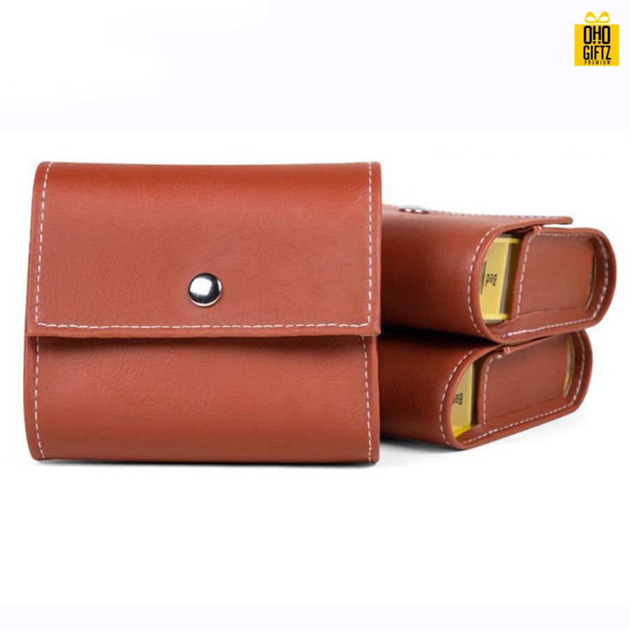 กล่องยาพร้อมกระเป๋าหนัง สกรีนชื่อ สกรีนโลโก้ ทำเป็นของพรีเมี่ยมได้