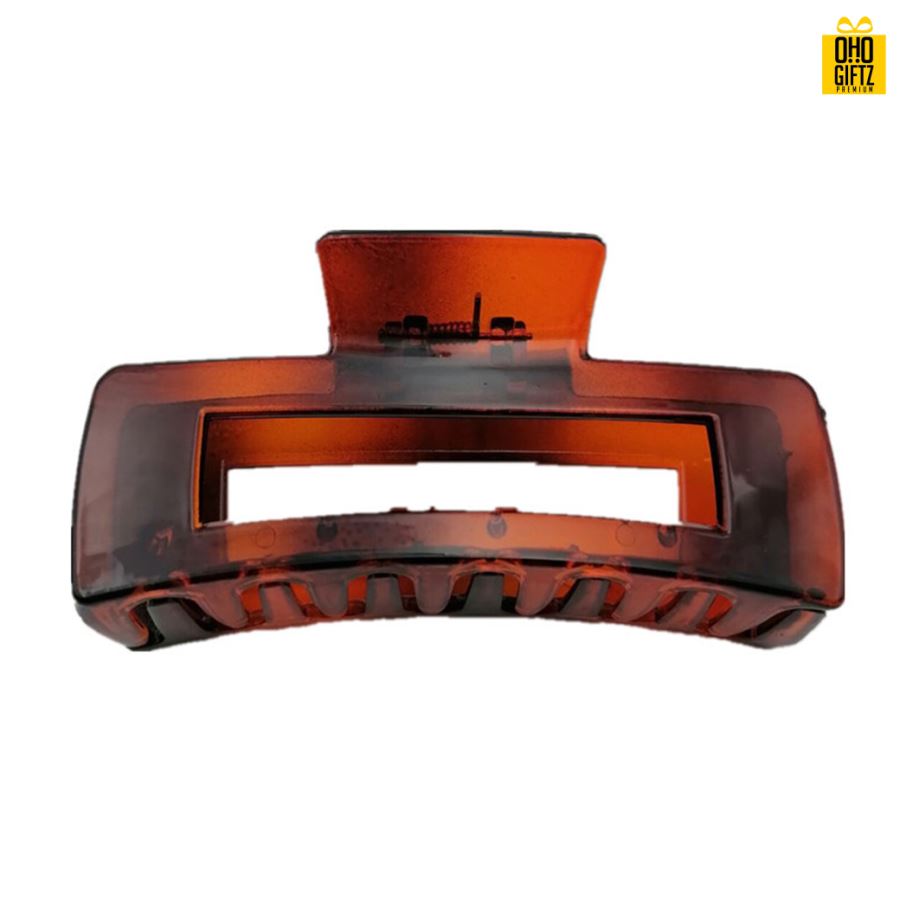 กิ๊ฟหนีบผมทรงสี่เหลี่ยมใหญ่ สกรีนชื่อ สกรีนโลโก้  ทำเป็นของพรีเมี่ยมได้