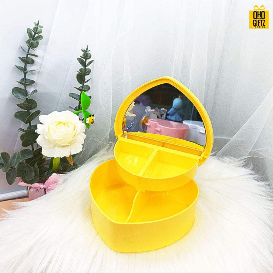 กล่องหัวใจใส่เครื่องประดับ สกรีนชื่อ,โลโก้ได้