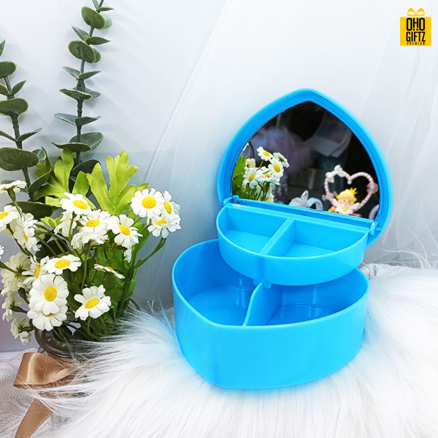 กล่องหัวใจใส่เครื่องประดับ สกรีนชื่อ,โลโก้ได้