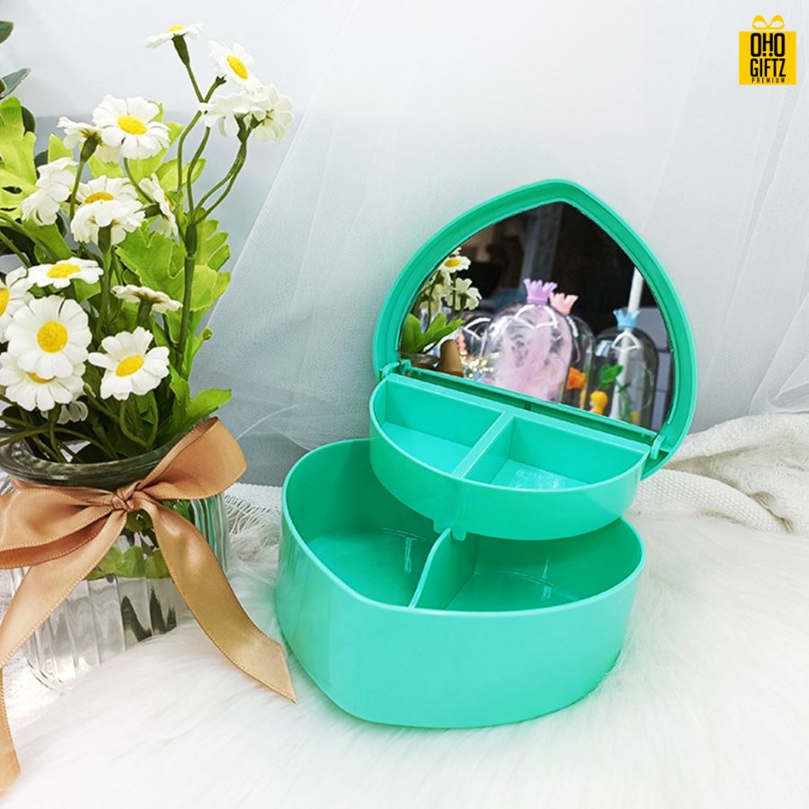 กล่องหัวใจใส่เครื่องประดับ สกรีนชื่อ,โลโก้ได้