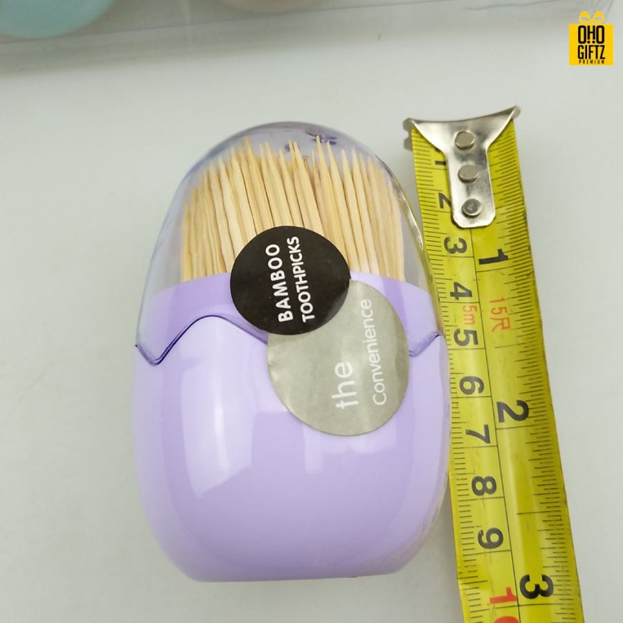 ไม้จิ้มฟันทรงไข่ สามารถสกรีนโลโก้ ทำเป็นของพรีเมี่ยม