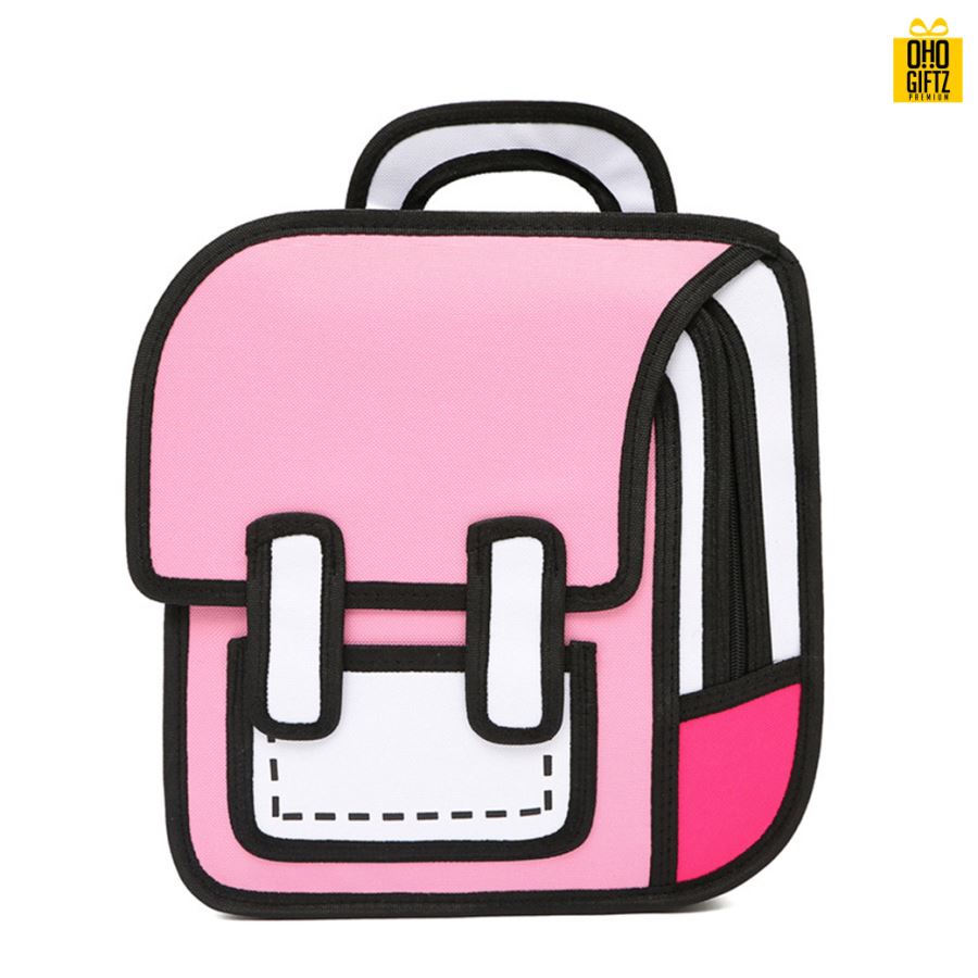 กระเป๋าสะพายหลัง 3D สกรีนโลโก้  ทำเป็นของพรีเมี่ยม