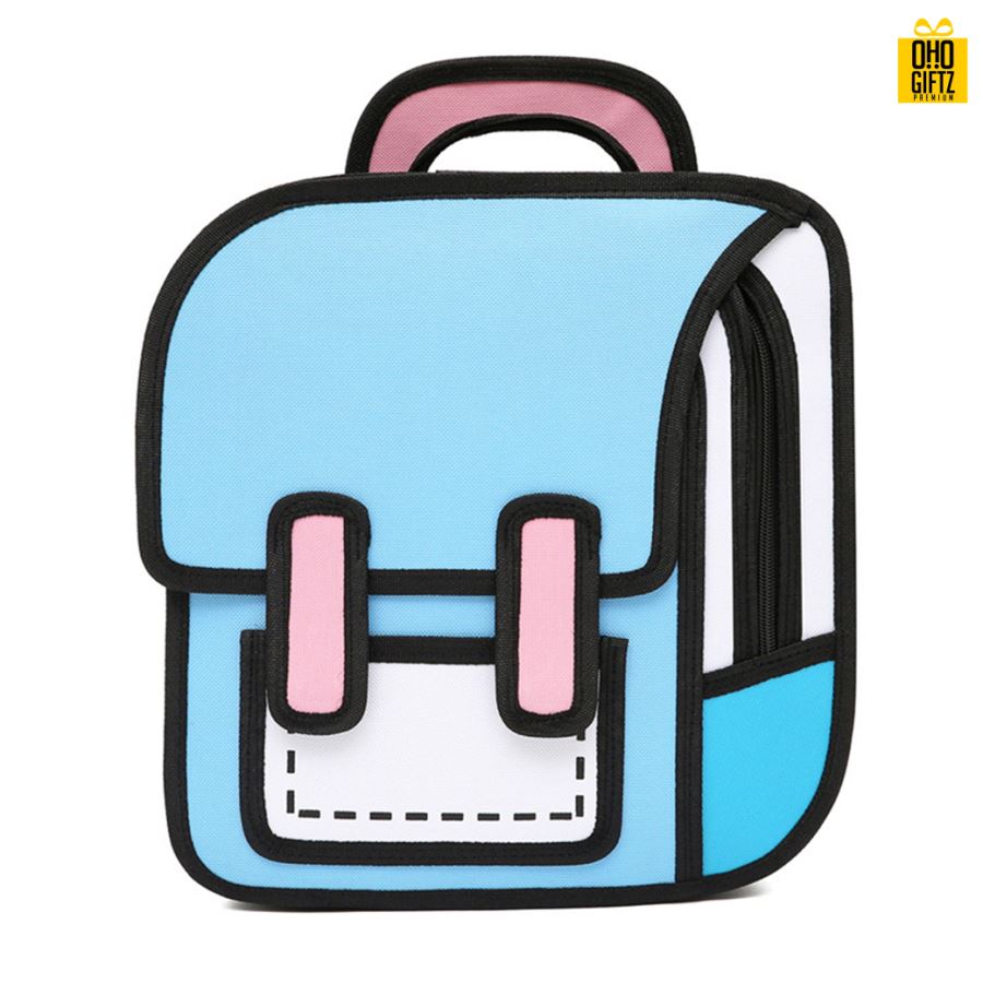 กระเป๋าสะพายหลัง 3D สกรีนโลโก้  ทำเป็นของพรีเมี่ยม