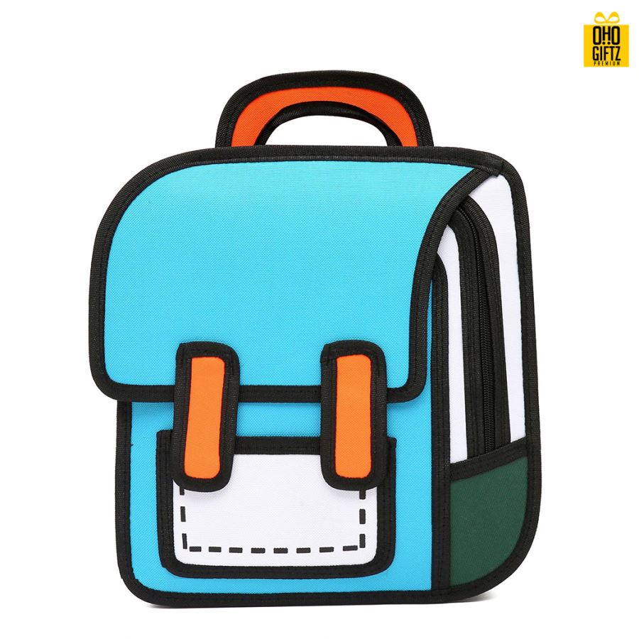 กระเป๋าสะพายหลัง 3D สกรีนโลโก้  ทำเป็นของพรีเมี่ยม