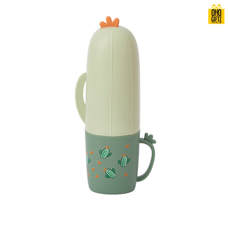 ที่เก็บแปรงสีฟัน Cactus สกรีนชื่อ สกรีนโลโก้  ทำเป็นของพรีเมี่ยมได้ 