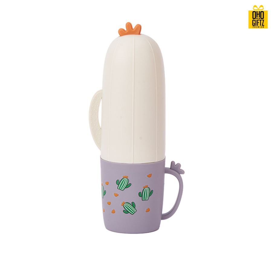 ที่เก็บแปรงสีฟัน Cactus สกรีนชื่อ สกรีนโลโก้  ทำเป็นของพรีเมี่ยมได้ 