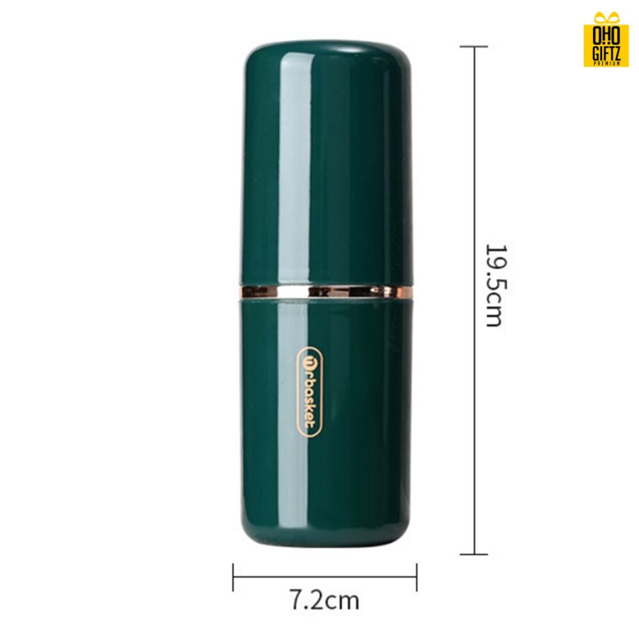 กระบอกใส่แปรงสีฟัน สกรีนชื่อ สกรีนโลโก้  ทำเป็นของพรีเมี่ยมได้ 