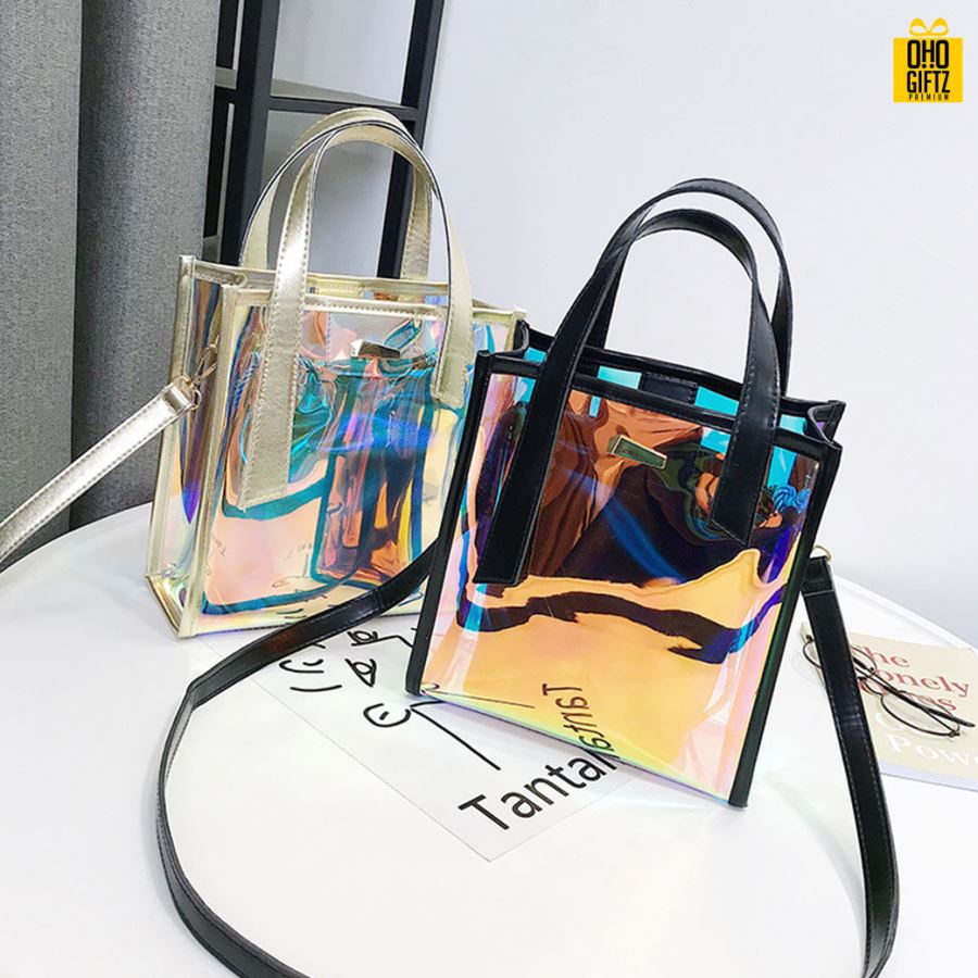 กระเป๋าสะพายโฮโลแกรม สกรีนโลโก้  ทำเป็นของพรีเมี่ยม