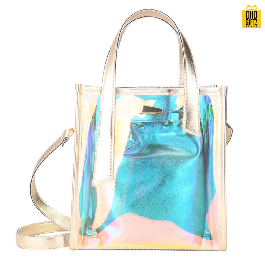 กระเป๋าสะพายโฮโลแกรม สกรีนโลโก้  ทำเป็นของพรีเมี่ยม