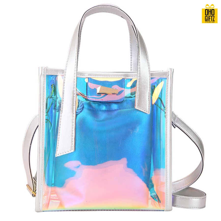 กระเป๋าสะพายโฮโลแกรม สกรีนโลโก้  ทำเป็นของพรีเมี่ยม