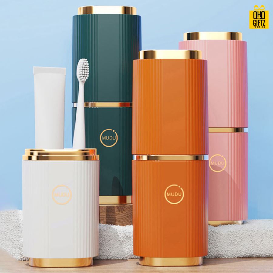 กระบอกพลาสติกใส่แปรงสีฟัน สกรีนชื่อ สกรีนโลโก้  ทำเป็นของพรีเมี่ยมได้ 