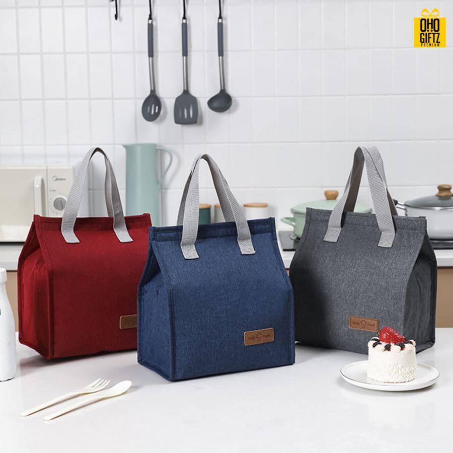 กระเป๋าใส่กล่องข้าว สกรีนโลโก้  ทำเป็นของพรีเมี่ยม