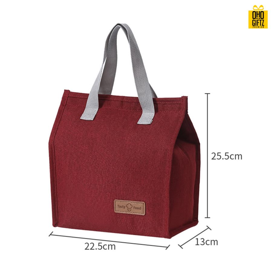 กระเป๋าใส่กล่องข้าว สกรีนโลโก้  ทำเป็นของพรีเมี่ยม