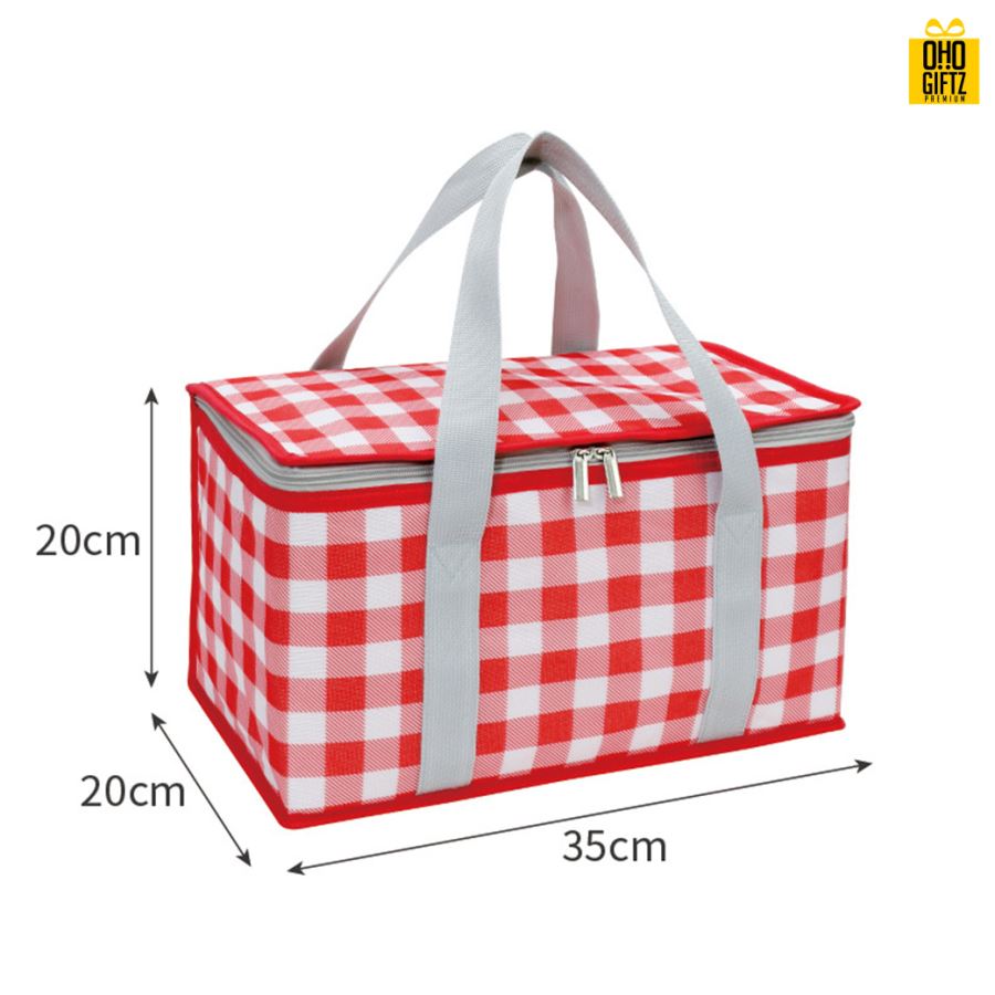 กระเป๋าปิคนิคพับเก็บได้ สกรีนโลโก้  ทำเป็นของพรีเมี่ยม