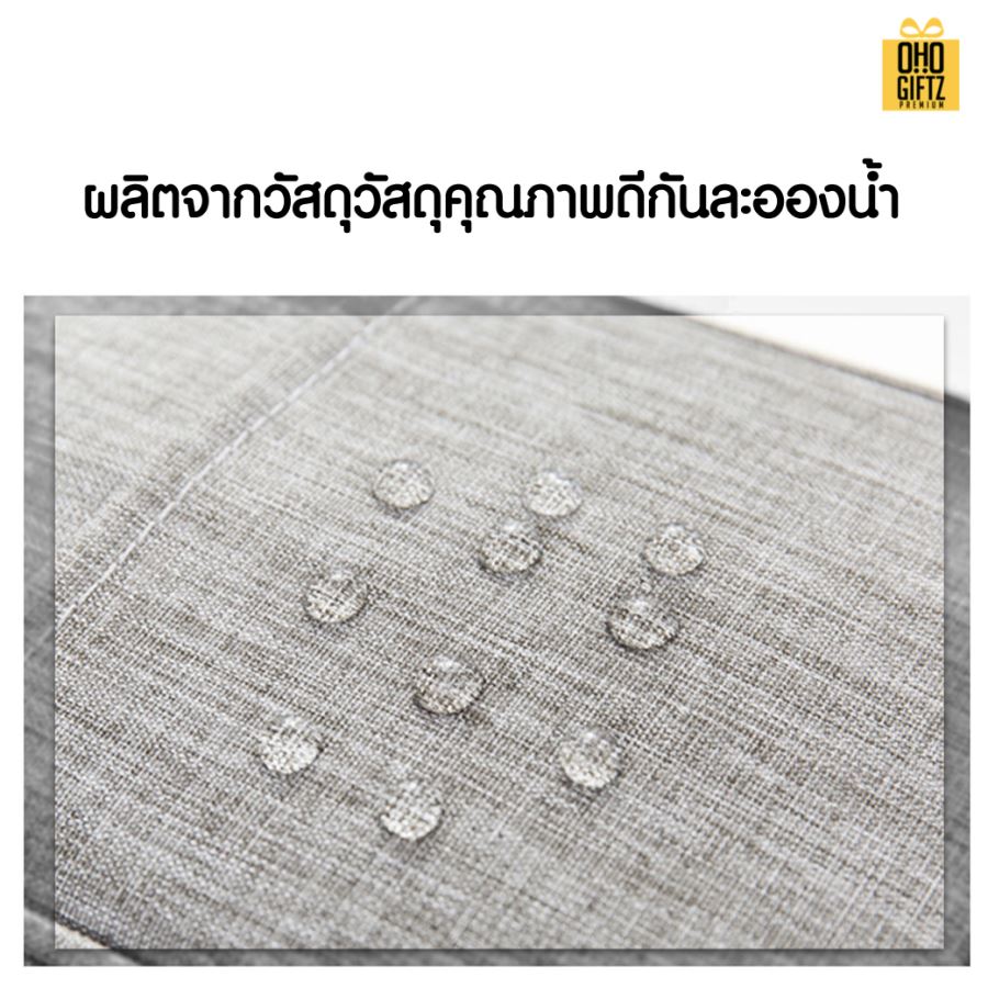 กระเป๋าเครื่องสำอาง ผ้าoxford สกรีนโลโก้ ทำเป็นของพรีเมี่ยม