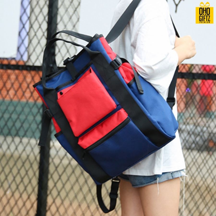 กระเป๋าเป้สะพายหลัง สกรีนโลโก้ ทำเป็นของพรีเมี่ยม ของชำร่วยได้