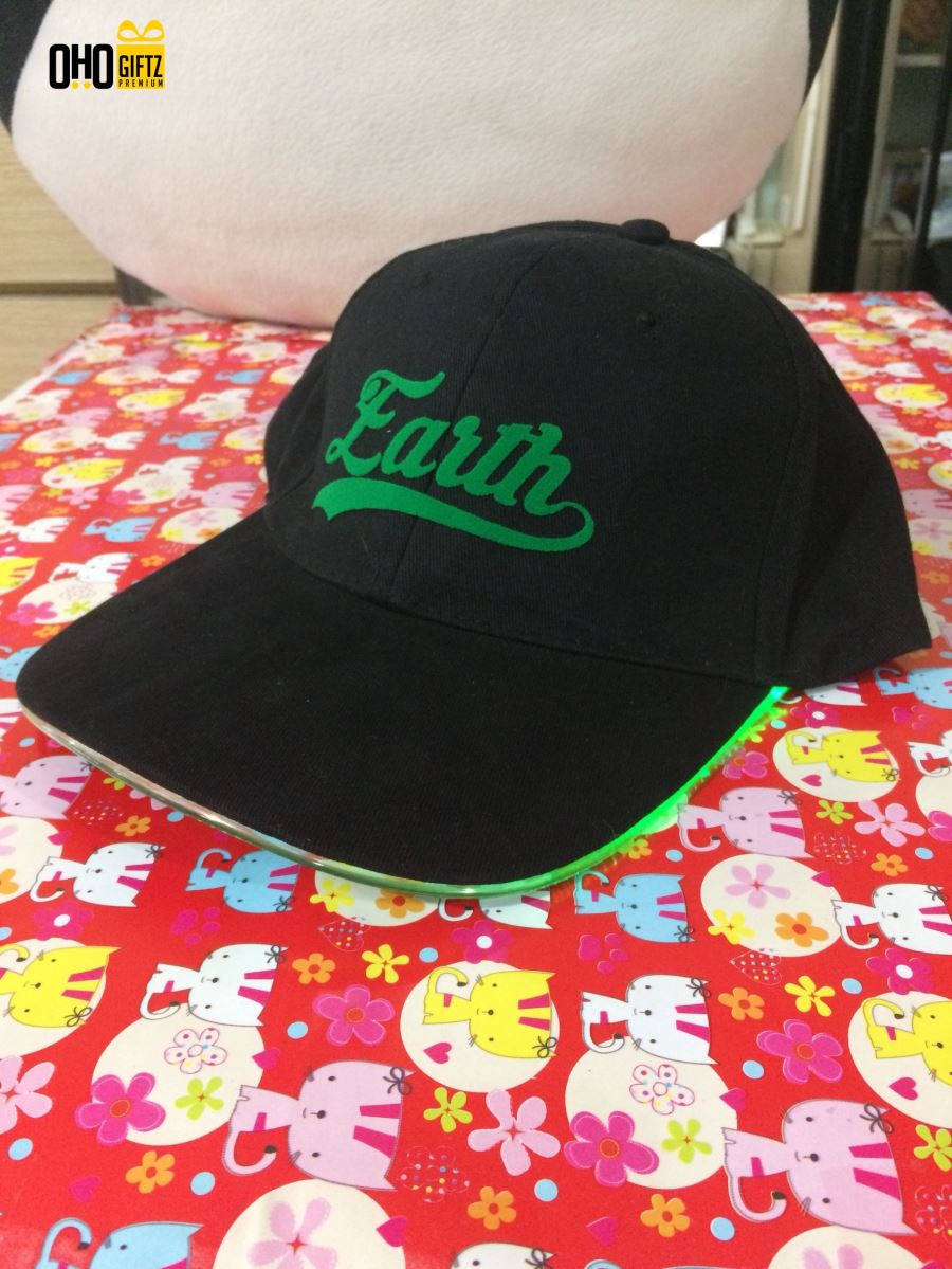 หมวกแก๊ปปีกไฟ LED NEON CAP ทำเป็นของพรีเมี่ยมได้