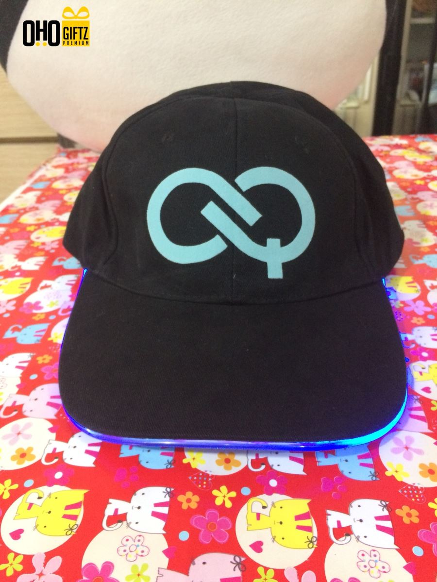 หมวกแก๊ปปีกไฟ LED NEON CAP ทำเป็นของพรีเมี่ยมได้