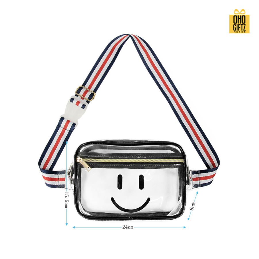 กระเป๋าใส่เครื่องสำอาง pvcใส สกรีนโลโก้  ทำเป็นของพรีเมี่ยมได้