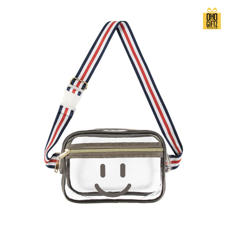 กระเป๋าใส่เครื่องสำอาง pvcใส สกรีนโลโก้  ทำเป็นของพรีเมี่ยมได้