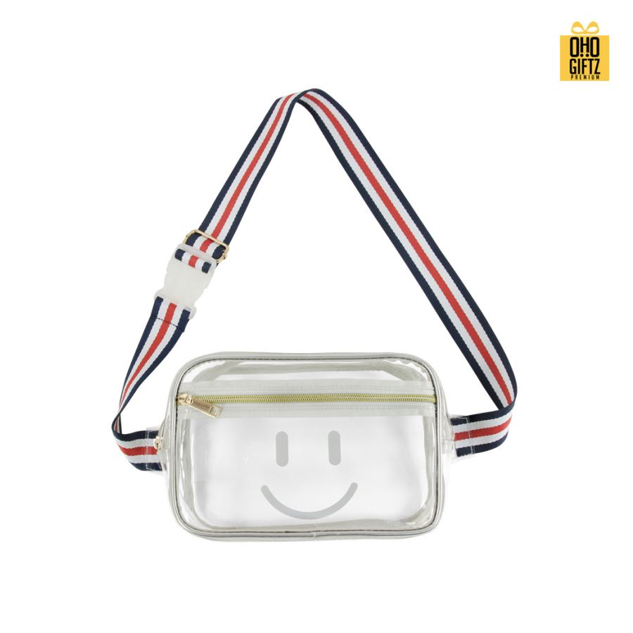 กระเป๋าใส่เครื่องสำอาง pvcใส สกรีนโลโก้  ทำเป็นของพรีเมี่ยมได้