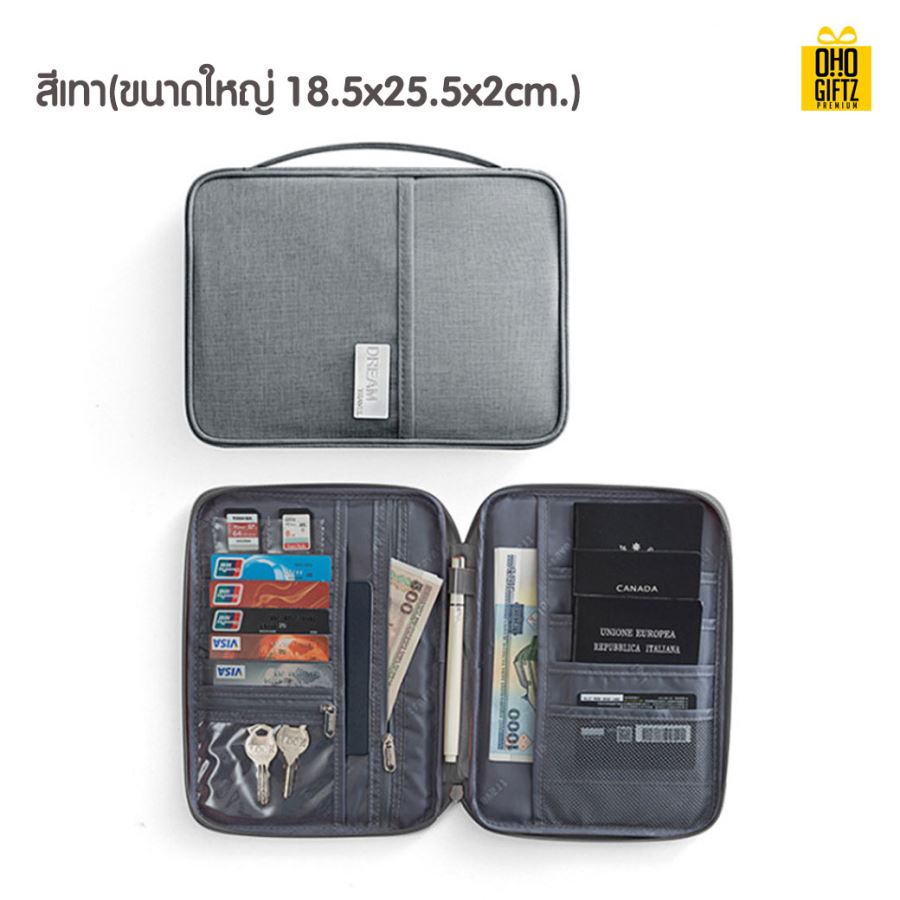 กระเป๋าเก็บของอเนกประสงค์ สกรีนโลโก้ ทำเป็นของพรีเมี่ยม ของที่ระลึกได้