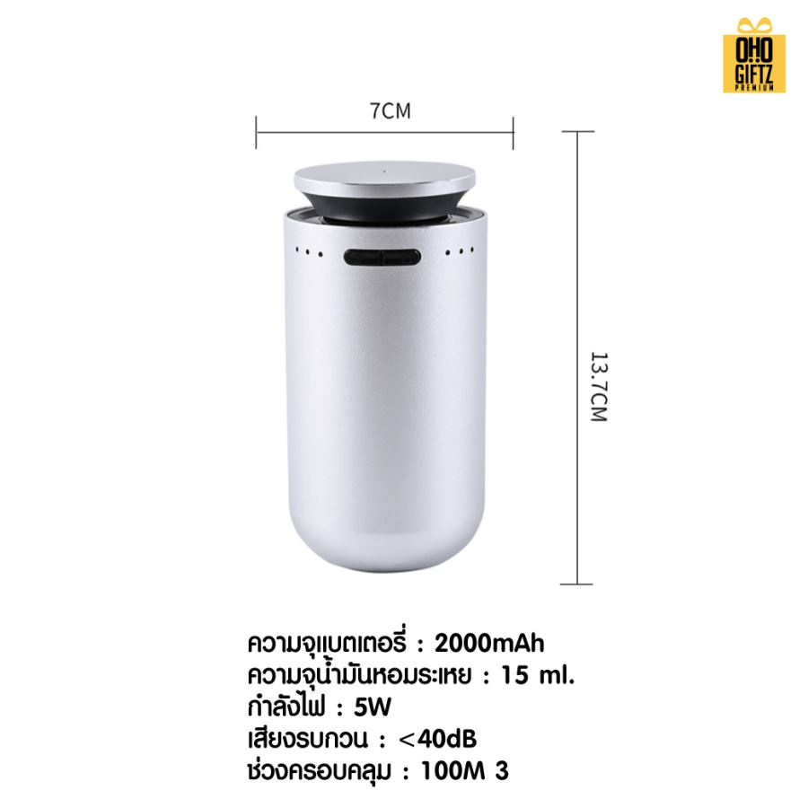 น้ำหอมปรับอากาศในรถยนต์ สกรีนโลโก้  ทำเป็นของพรีเมี่ยมได้