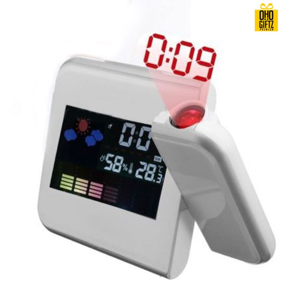 นาฬิกาดิจิตอลมินิโปรเจคเตอร์ สกรีนโลโก้ ทำเป็นของพรีเมี่ยมได้