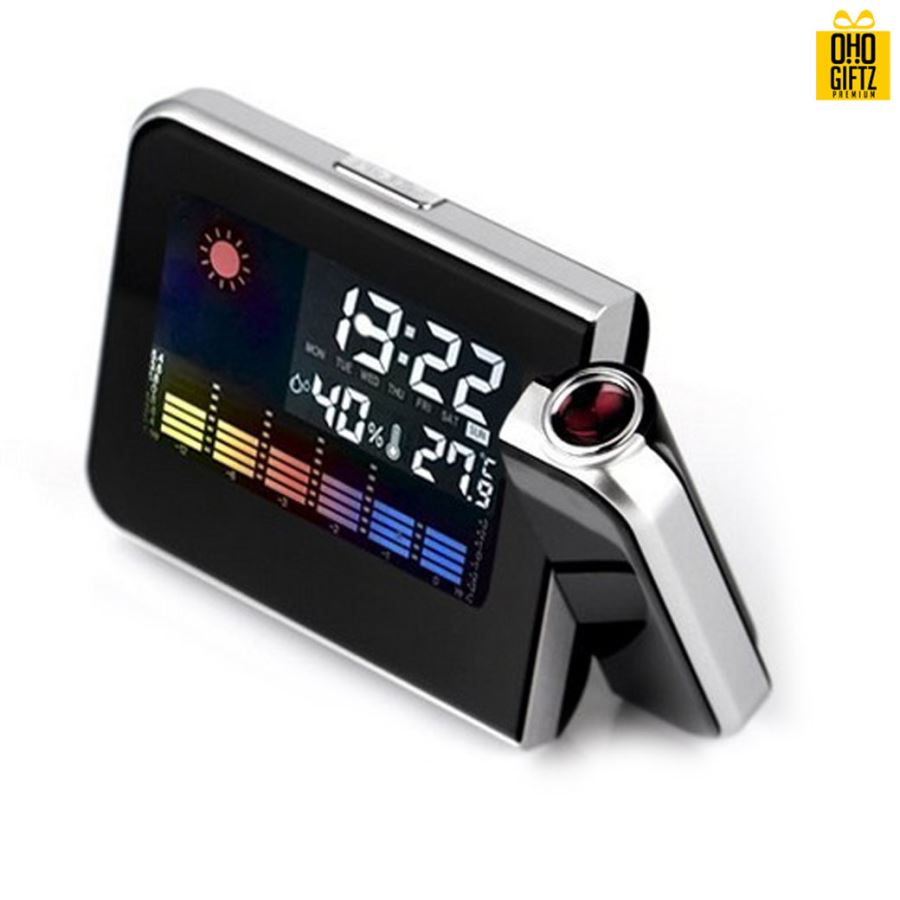 นาฬิกาดิจิตอลมินิโปรเจคเตอร์ สกรีนโลโก้ ทำเป็นของพรีเมี่ยมได้