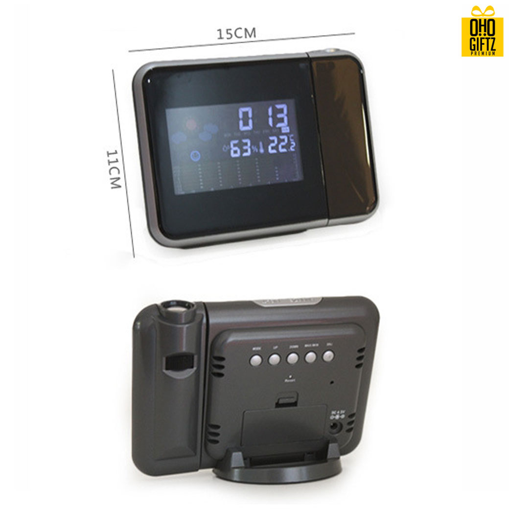 นาฬิกาดิจิตอลมินิโปรเจคเตอร์ สกรีนโลโก้ ทำเป็นของพรีเมี่ยมได้