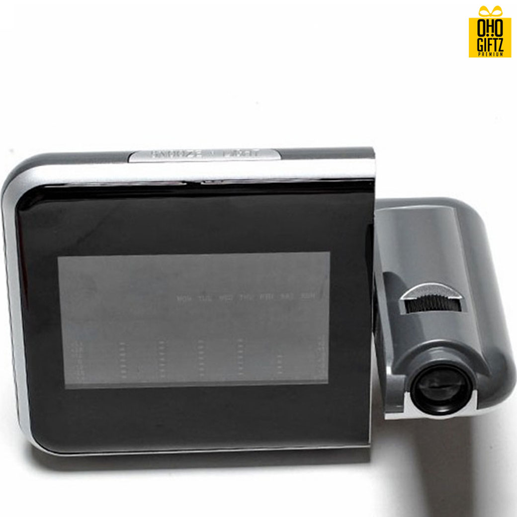 นาฬิกาดิจิตอลมินิโปรเจคเตอร์ สกรีนโลโก้ ทำเป็นของพรีเมี่ยมได้