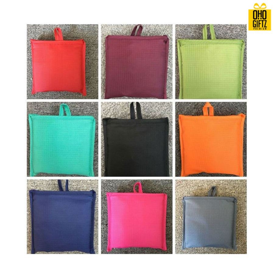 กระเป๋าพับได้ผ้า OXFORD สกรีนโลโก้ ทำเป็นของพรีเมี่ยม ของที่ระลึก