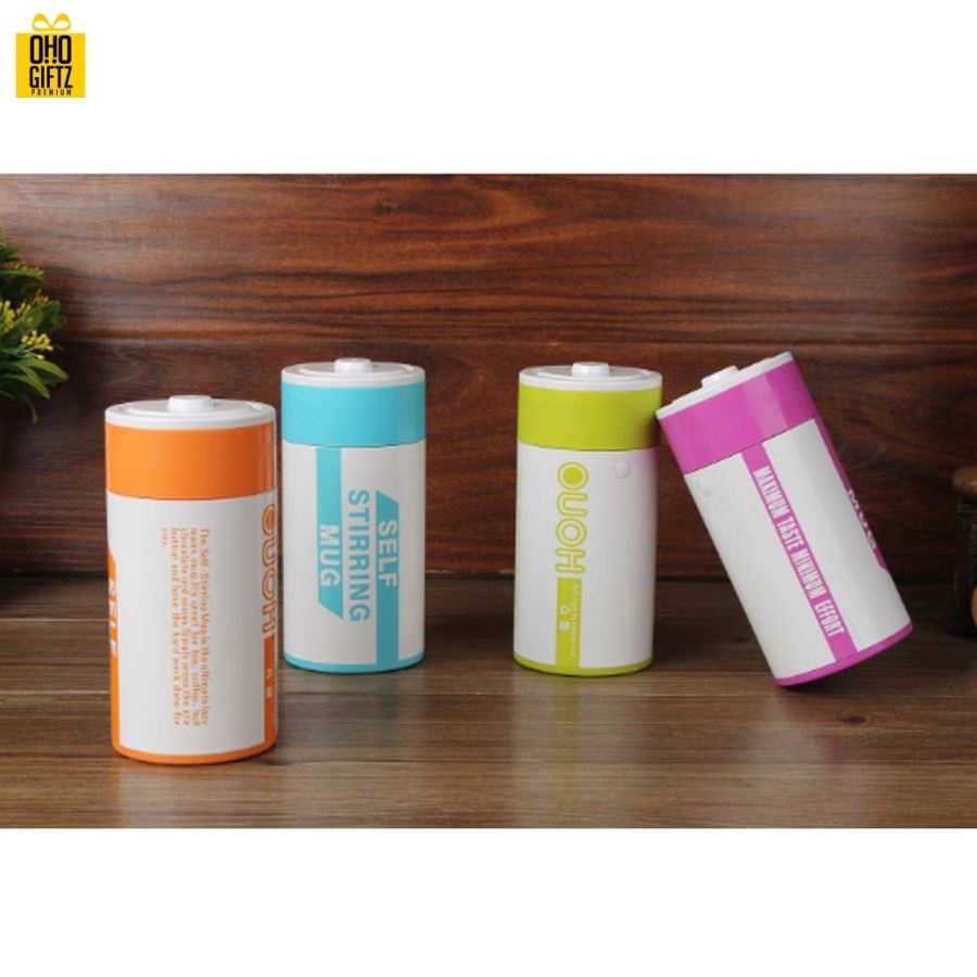 กระป๋องปั่นอัตโนมัติ สกรีนชื่อ สกรีนโลโก้ ทำเป็นของพรีเมี่ยมได้