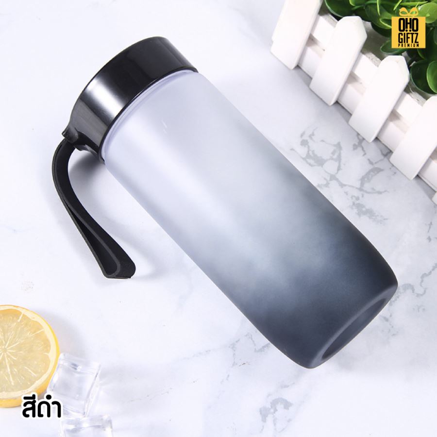 ถ้วยน้ำพลาสติกพกพา สกรีนโลโก้ ทำเป็นของพรีเมี่ยมได้