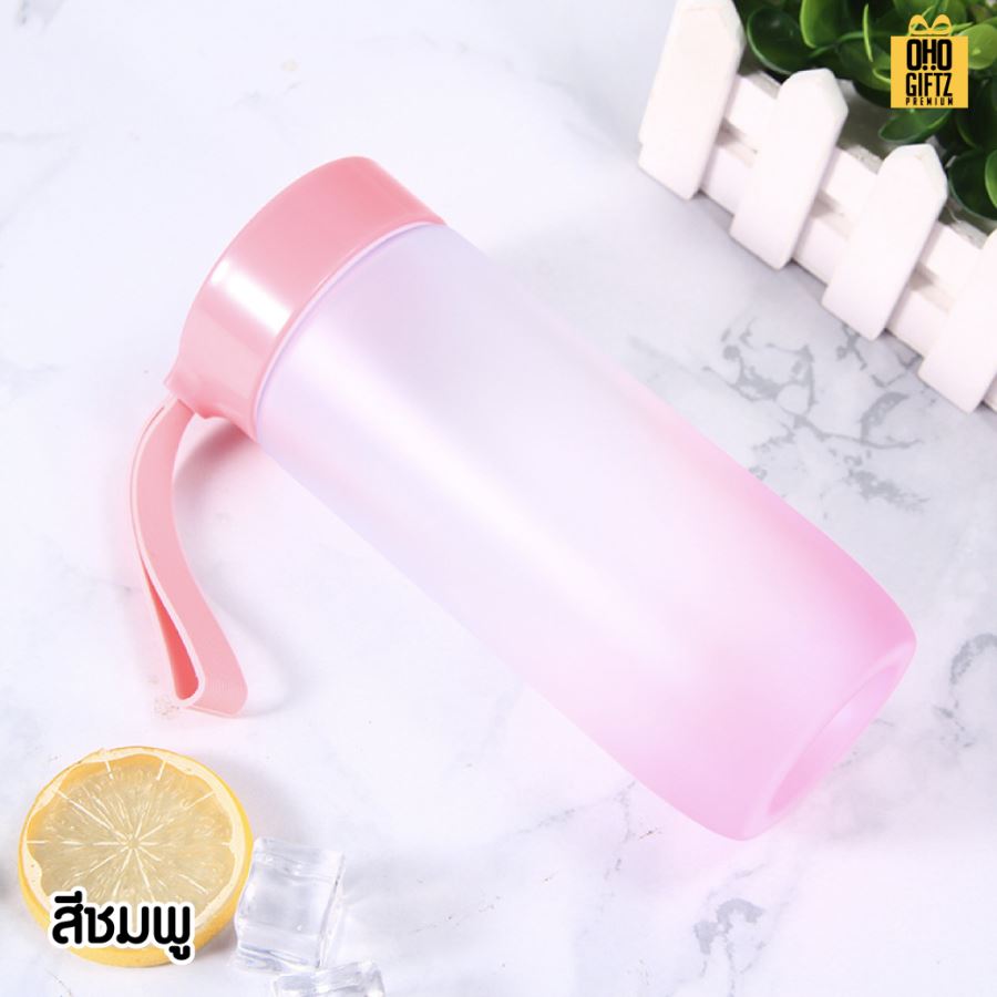 ถ้วยน้ำพลาสติกพกพา สกรีนโลโก้ ทำเป็นของพรีเมี่ยมได้