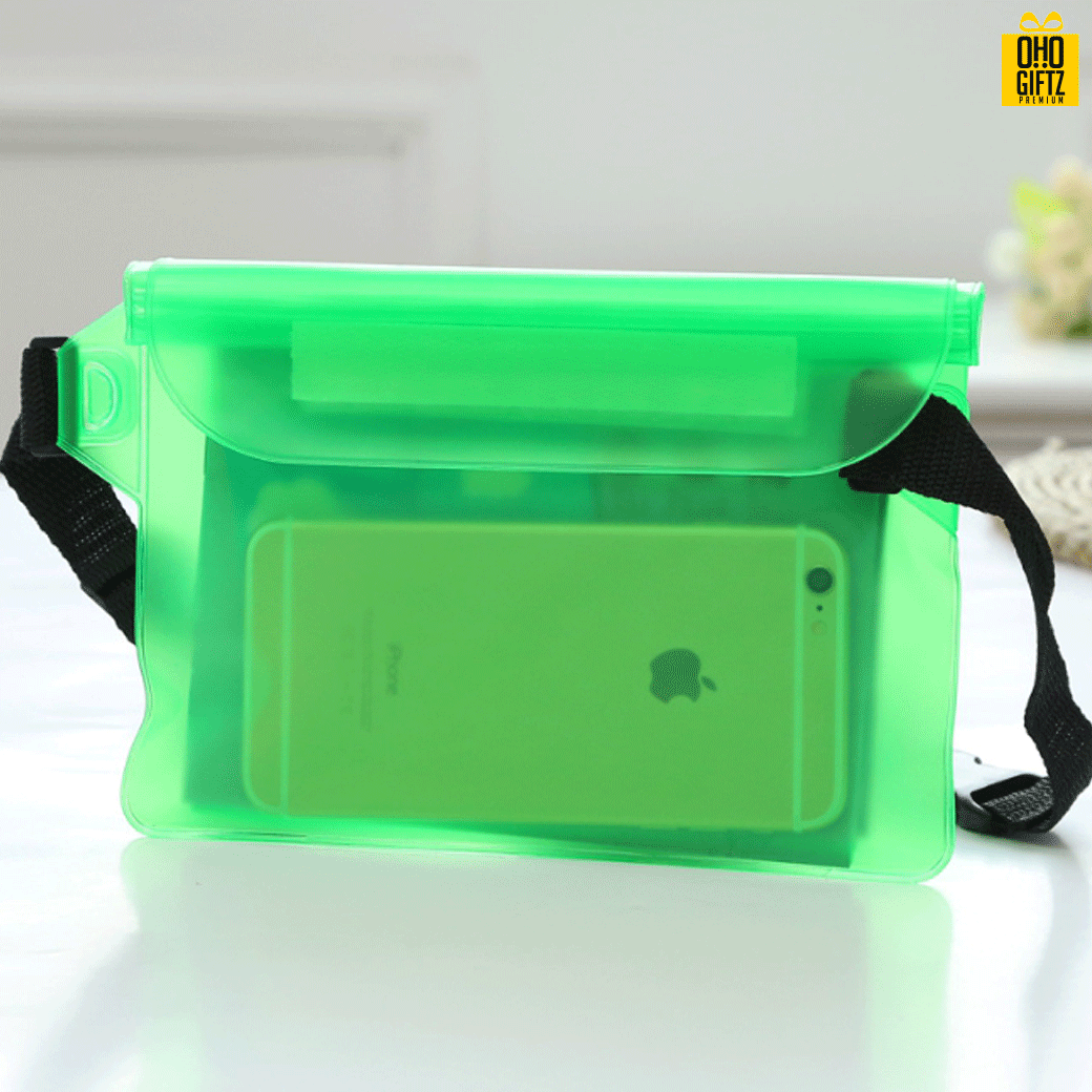  กระเป๋ากันน้ำ สกรีนชื่อ สกรีนโลโก้ ทำเป็นของพรีเมี่ยมได้